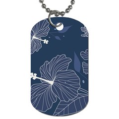 Flowers Petals Leaves Foliage Dog Tag (one Side)