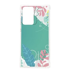 Plant Leaves Border Frame Samsung Galaxy Note 20 Ultra Tpu Uv Case by Grandong