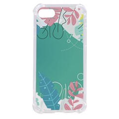 Plant Leaves Border Frame Iphone Se by Grandong