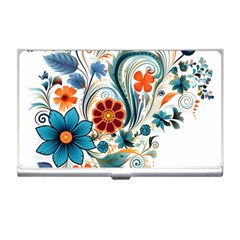 Flowers Scrapbook Decorate Business Card Holder by Grandong