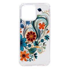 Flowers Scrapbook Decorate Iphone 14 Pro Max Tpu Uv Print Case