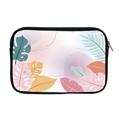 Plants Leaves Wallpaper Background Apple Macbook Pro 17  Zipper Case by Grandong