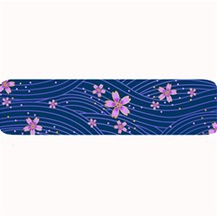 Flowers Floral Background Large Bar Mat by Grandong