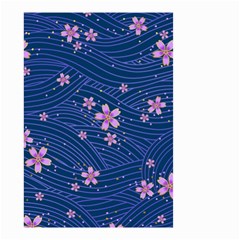 Flowers Floral Background Small Garden Flag (two Sides) by Grandong