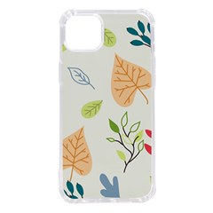 Leaves Plants Background Branches Iphone 14 Plus Tpu Uv Print Case