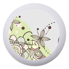 Flowers Bird Floral Floral Design Dento Box With Mirror