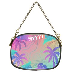 Palm Trees Leaves Plants Tropical Chain Purse (two Sides) by Grandong
