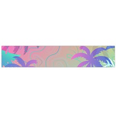 Palm Trees Leaves Plants Tropical Large Premium Plush Fleece Scarf  by Grandong