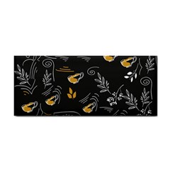 Leaves Coffee Digital Paper Cup Hand Towel by Grandong