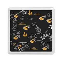 Leaves Coffee Digital Paper Cup Memory Card Reader (square) by Grandong