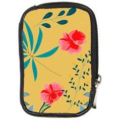 Flowers Petals Leaves Plants Compact Camera Leather Case by Grandong