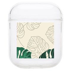 Leaves Monstera Background Soft Tpu Airpods 1/2 Case by Grandong