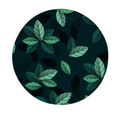 Leaves Foliage Plants Pattern Mini Round Pill Box (pack Of 5) by Grandong