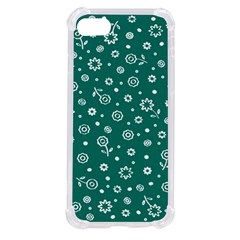 Flowers Floral Background Green Iphone Se by Grandong