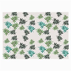 Leaves Plants Design Large Glasses Cloth (2 Sides) by Grandong