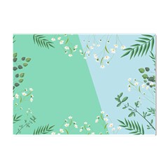Flowers Branch Corolla Wreath Lease Crystal Sticker (a4) by Grandong