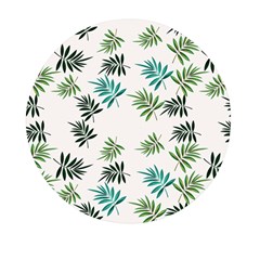 Leaves Plants Design Mini Round Pill Box