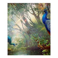 Peafowl Peacock Bird Birds Painting Art Wildlife Shower Curtain 60  X 72  (medium)  by Sarkoni