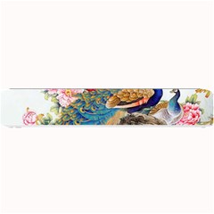Birds Peacock Artistic Colorful Flower Painting Small Bar Mat
