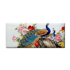 Birds Peacock Artistic Colorful Flower Painting Hand Towel