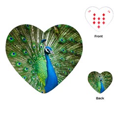 Peafowl Peacock Playing Cards Single Design (heart)