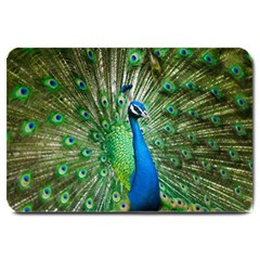 Peafowl Peacock Large Doormat