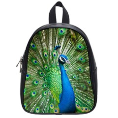 Peafowl Peacock School Bag (small)