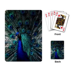 Blue And Green Peacock Playing Cards Single Design (Rectangle)