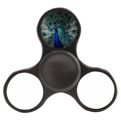 Blue And Green Peacock Finger Spinner