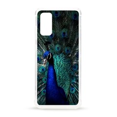 Blue And Green Peacock Samsung Galaxy S20 6.2 Inch TPU UV Case