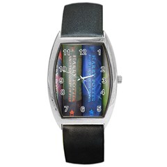 Vintage Collection Book Barrel Style Metal Watch