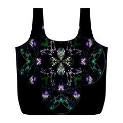 Fractal Fractal Art Texture Full Print Recycle Bag (l)