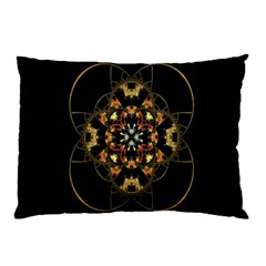 Fractal Stained Glass Ornate Pillow Case