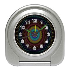 Artskop Kaleidoscope Pattern Travel Alarm Clock