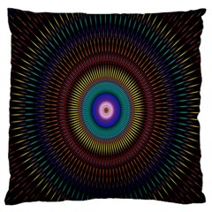 Artskop Kaleidoscope Pattern Standard Premium Plush Fleece Cushion Case (one Side)