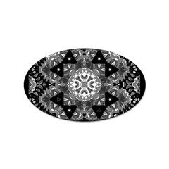 Mandala Calming Coloring Page Sticker (oval) by Sarkoni