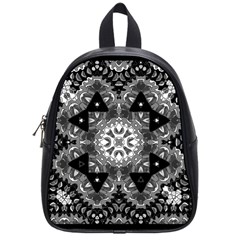 Mandala Calming Coloring Page School Bag (small)