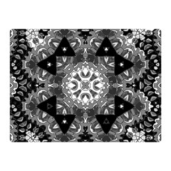 Mandala Calming Coloring Page Two Sides Premium Plush Fleece Blanket (mini)