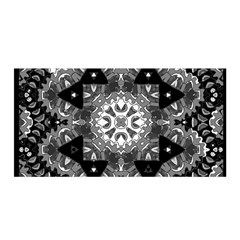 Mandala Calming Coloring Page Satin Wrap 35  X 70 