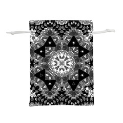 Mandala Calming Coloring Page Lightweight Drawstring Pouch (s) by Sarkoni