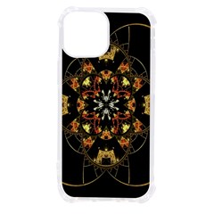 Fractal Stained Glass Ornate Iphone 13 Mini Tpu Uv Print Case by Sarkoni