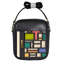 Door Stained Glass Stained Glass Girls Sling Bag