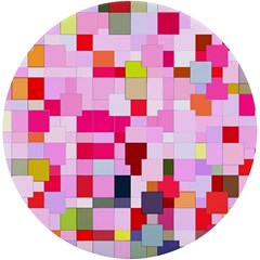 The Framework Paintings Square Uv Print Round Tile Coaster by Sarkoni