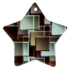 Texture Artwork Mural Murals Art Star Ornament (two Sides)