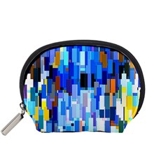 Color Colors Abstract Colorful Accessory Pouch (small)