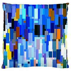 Color Colors Abstract Colorful Large Premium Plush Fleece Cushion Case (two Sides) by Sarkoni