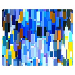 Color Colors Abstract Colorful Two Sides Premium Plush Fleece Blanket (medium)