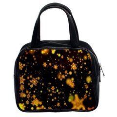 Background Black Blur Colorful Classic Handbag (two Sides)