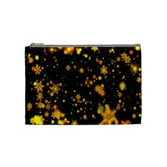 Background Black Blur Colorful Cosmetic Bag (medium)