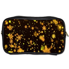 Background Black Blur Colorful Toiletries Bag (two Sides)